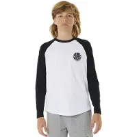 Rip Curl RipCurl Wettie Icon LS Tee -boy white (1000) 10