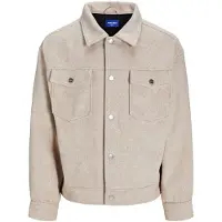 Jack & Jones Ridgewood Melange Überhemd Beige M Herren Beige M
