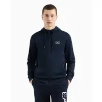 EA7 für Herren. 7M000568_AF13512 Kapuzensweatshirt Logo Series navy (XXS), Lässig, Sportlich, Baumwolle, Multisport, Marine