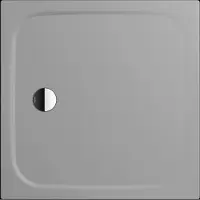 Kaldewei CAYONOPLAN 2258-5, Duschwanne mit Wannenträger extraflach, 100x100cm, 361847982663, Farbe: Cool Grey 30 mit Secure Plus