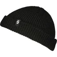 SCOTT Beanie M's Short Cuff black (0001) -