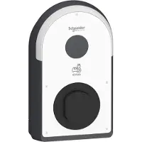 Schneider Electric EVB3S22N41 Pro AC Wallbox, 22kW, T2S Steckdose, 6mA, IP55, IK10, NFC/RFID Reader