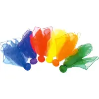 Spordas Spielzeug Set of 6 Scarfballs bunt und lehrreich