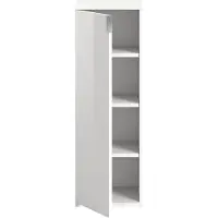 Xonox .home - Kommode Projekt X 30x99x34 cm in Front weiß Hochglanz Korpus weiß -