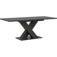 Ebuy24 Motion Esstisch 150x90 cm grau.