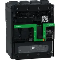 Schneider Electric C11H4TM100L Kompaktleistungsschalter ComPacT NSXm 100 A mit TM100D 4P/4T 70kA/415V EverLink