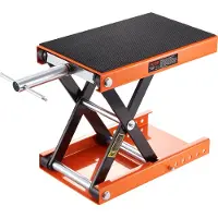 Vevor Motorradheber, 500 kg Tragkraft, 95–350 mm verstellbarer Montageständer, für Motorradreparaturen in Garage &amp; Outdoor