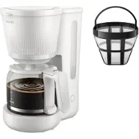 Philips Filterkaffeemaschine Serie 3000 weiß (HD7411/00)