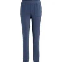 Goldner Kurzgröße: Bequeme Baumwoll-Hose, Dehnbund in blau | Gr.: 21