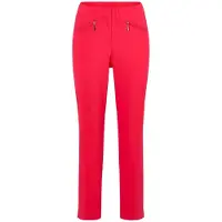 Goldner Kurzgröße: Stretchhose LOUISA, dehnbar & mit Taschen in rot | Gr.: 27