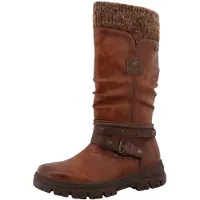 Mustang Shoes Winterstiefel "Tabitha" Stiefel mit Zierriemchen und Blockabsatz