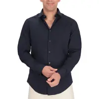 Calvin Klein Hemd Essential LV019EU001 Dunkelblau Regular Fit