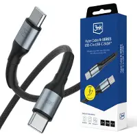 3MK Accessories - Hyper Cable N-SERIES C to C 2m PD 3.0 QC 3.0 48V/5A 240W Black