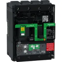 Schneider Electric Kompaktleistungsschalter mit Differenzstromschutz ComPacT NSXm mit MicroLogic 4.1 VIGI 50A 3P 16kA/415V EverLink C11E44V050L
