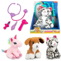Merkloos Toi-Toys Plüschtier Tierarzt Spielzeug Kuschelset