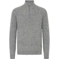 Indicode Troyer "Troyer IDBratram", Herren, Gr. M, grau (grau mix), Obermaterial: 58% Polyacryl PAN. 32% Polyester PES. 7% Wolle mw. 3% Elasthan EL., Pullover Troyer