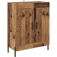 vidaXL Sideboard Altholz 69,5 x 34 x 90 cm Verbundholz und Eisen