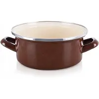 Orion Brauner Emailletopf, 18,5 cm, 1,6 l