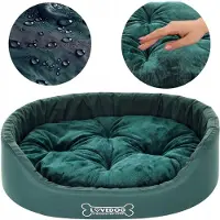 Lovedog Royal Hundebett S Flaschengrün 50x40 cm