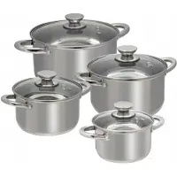 Ambition Gusto Topfset Edelstahl 8-teilig