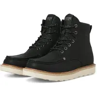 Jack & Jones 12257971_212_43, Stiefel, Schwarz, Anthrazit, Rundzeh, Schnürverschluss, Mikrofaser, 100% Mesh