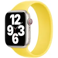 Apple Silikon Solo Loop für das Watch | 44/45/46/49 mm - Größe 12 - Canary Yellow