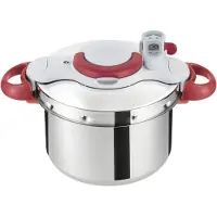 Tefal Clipsominut Perfetct 6L, 6 l, Rot, Edelstahl, 1 Stück(e)