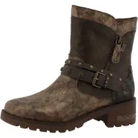 Mustang Shoes Winterboots "Haukea" Biker Boots mit Blockabsatz