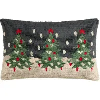 Tom Tailor Dekokissen HOME "Trees", grün, B:50cm L:30cm, Obermaterial: 100% Polyester, Dekokissen_Sitzkissen_Kissenhüllen, Dekokissen, aus Baumwolle
