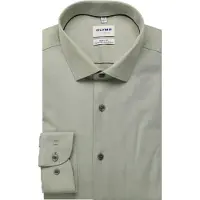 Olymp Businesshemd "Level Five body fit", Herren, Gr. 40, N-Gr, mint, Web, Obermaterial: 64% Baumwolle, 27% Polyester, 9% Elasthan, Hemden Businesshemd