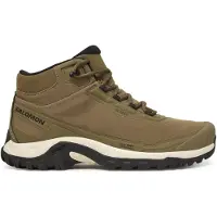 Salomon Winterstiefel "SHELTER WP", Herren, Gr. 44, braun (stone gray, schwarz, rainy day), Synthetik, Textil, Schuhe Winterstiefel, Winterschuhe, Winterboots, Snowboots, wasserdicht