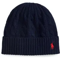 Ralph Lauren für Damen. 455981442008 Mütze aus Wolle und Kaschmir in Marineblau (OSFA), Lässig