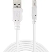 Sandberg USB 2.0 A-B male 1.8 m, 180 m, USB A, USB B, USB 2.0, Stecker/Stecker, Weiß