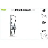 Valeo Fensterheber Hinten links 852568