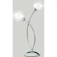 LUCE Design I-BLOG-L2 Tischlampe BLOG G9 | mit Schalter | chrom