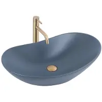 REA Aufsatzwaschbecken ROYAL Owalna Blue