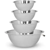 Cadro Küchenschüsseln 4er Set Edelstahl 16-22 cm
