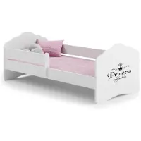 KOBI Wave Kinderbett 140x70 mit Geländer - Princess