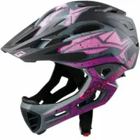 Cratoni C-Maniac Pro Helm integrierte schwarz-pink-lila Matte größe M-L (54-58 cm) 112613F2
