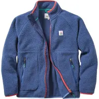 Passenger - Women's Fairbanks Full Zip Recycled Sherpa Fleece - Fleecejacke Gr XS blau