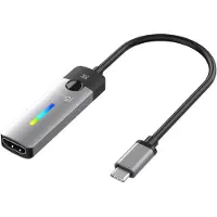 J5CREATE JCA157-N USB-C-zu-HDMI 2.1-8K-Adapter, 0,1 m, USB Typ-C, HDMI, Stecker, Buchse, Gerade