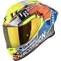 Scorpion Exo-r1 Evo Ii Air Aron Misano Integralhelm Gelb XL Gelb XL