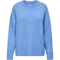 JDY Strickpullover "JDYSONJA L/S O-NECK PULLOVER KNT NOOS" Materialmix