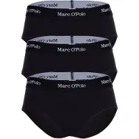 Marc O'Polo Panty "Panty 3er Pack", Damen, Gr. XL, schwarz, Obermaterial: 95% Baumwolle CO(Bio). 5% Elasthan EL., Unterhosen Panty