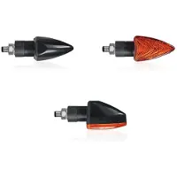 Chaft Tyson Blinker – Schwarz mit Orangefarbener Linse (Paar)