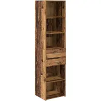 vidaXL Highboard Altholz 45 x 42,5 x 185 cm Holzwerkstoff