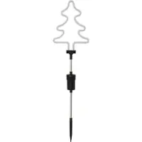 Bonetti LED Gartenleuchte "Tannenbaum" LED Neon Stab für den Garten, Lichtfarbe: grün, Weihnachtsdeko