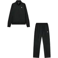 Champion Trainingsanzug "ICONS Full Zip Suit", Damen, Gr. XXL (50/52), nbk, nbk, Obermaterial: 100% Polyester, Sportanzüge Trainingsanzug, für sportliche Aktivitäten, zweiteilig, aus Polyester