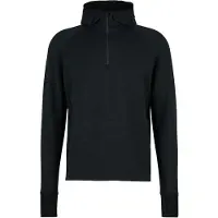 Stoic - MerinoFleece260 FlenSt. Half Zip with Hood - Merinohoodie Gr 4XL schwarz