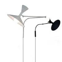 Nemo Lampe de Marseille Wandleuchte, schwarz